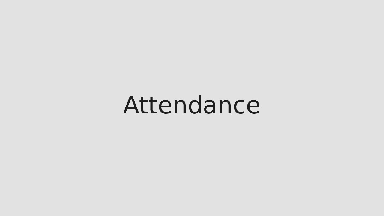 Attendance